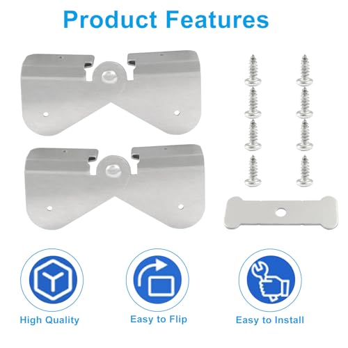 Rain Gutter Downspout Extension Hinge, 4 Pack - Image 4