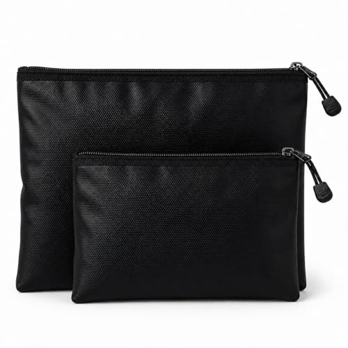 Fireproof Document Bags 2 Pack, Water-Resistant Document - Image 2