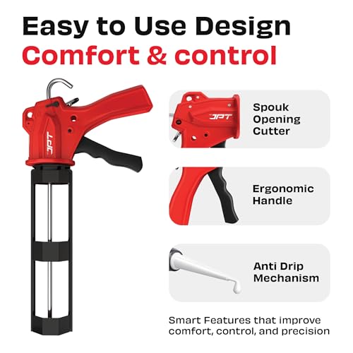JPT Caulking Gun, 1350N High Thrust, Dripless & Standard Mode - Image 4
