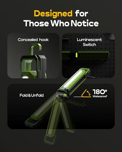 Work Light - 5200mAH Foldable Magnetic Under Hood Working - Image 5