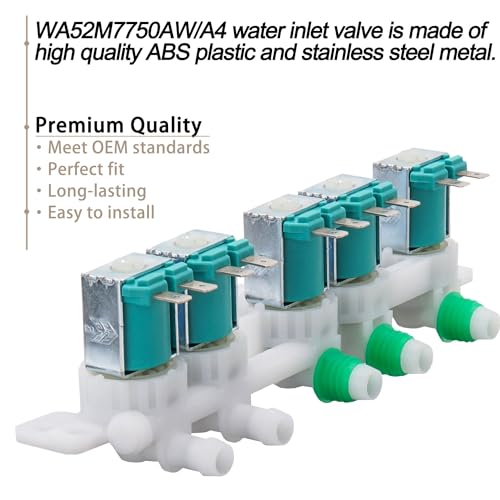 WA52M8650AV/A4 WA52M7750AV/A4 Water Inlet Valve Assembly - Image 6