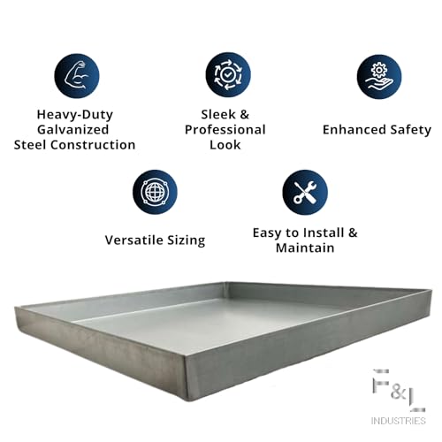 Heavy-Duty Galvanized Steel Drain Pan – Premium | Kitchen Essentials - Image 6