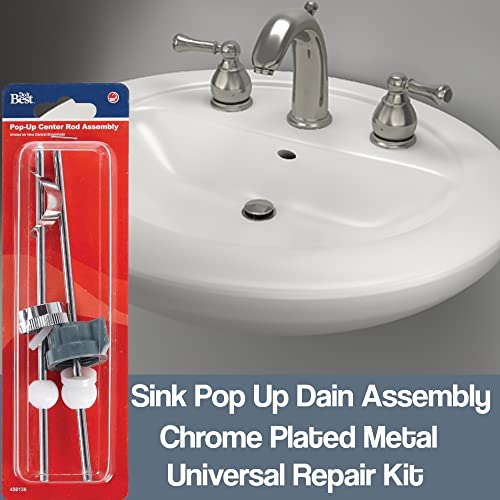 Bathroom Sink Stopper Replacement Pop Up Center Assembly | Home Repair - Image 3