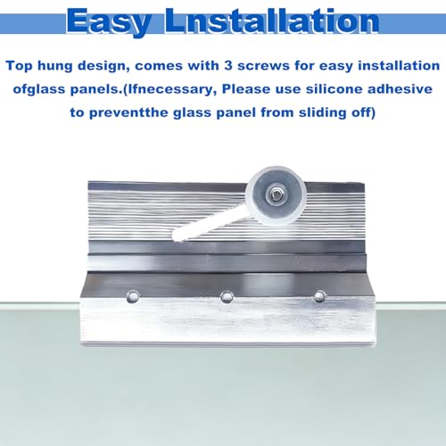4-Pack M 6053 Frameless Shower Door Roller Assembly, 3/4 - Image 5