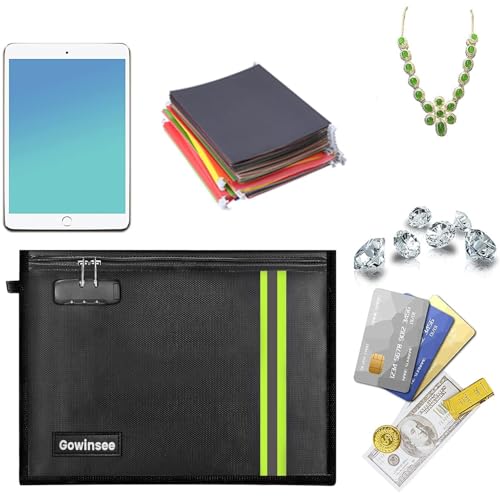 Improves Fireproof and Waterproof Bag, Briefcase with Lock (38 x - Image 5