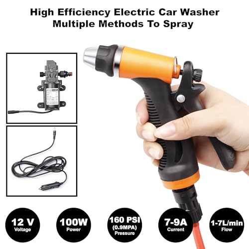Portable Intelligent Electric Pressure Washer Pump 100W - Image 4