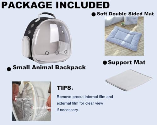 Portable Small Animal Backpack Travel Breathable Pet - Image 6