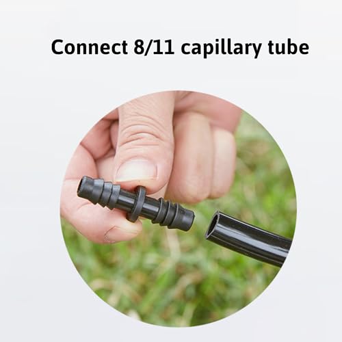 30Pcs 8mmx11mm PE tubing Drip Irrigation Fittings, Soaker Hose - Image 5