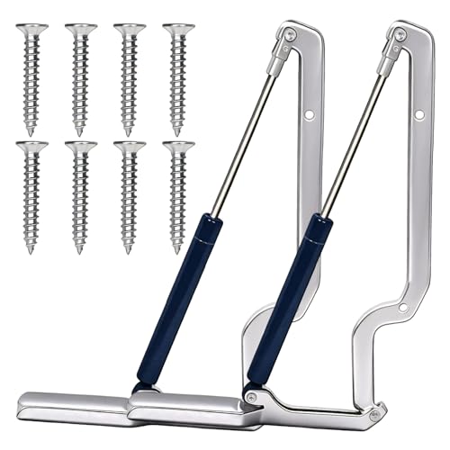 2 Sets Deck Box Hydraulic Hinge Compatible with Keter Deck Box - Image 2