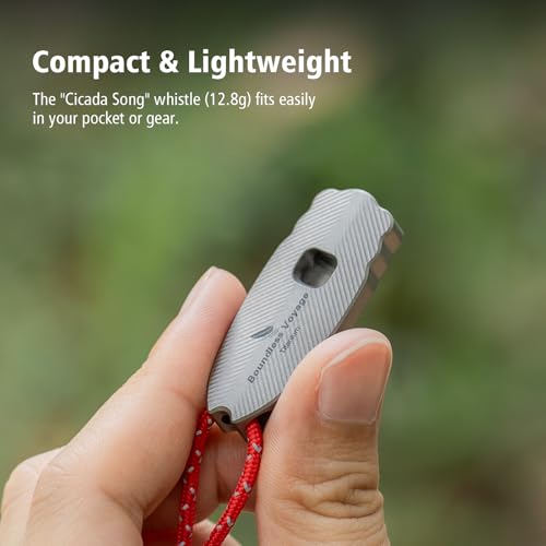 iBasingo 120dB Titanium Survival Whistle Compact Emergency - Image 7