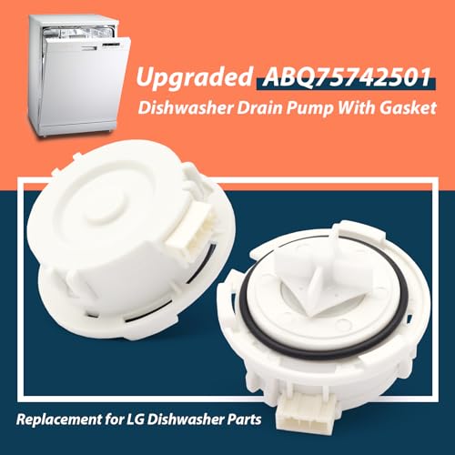 ABQ75742501 Dishwasher Drain Pump With Gasket Replacement for LG - Image 3