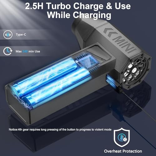 X3 Cordless Air Duster 130,000RPM High-Speed Mini Blower - Image 5