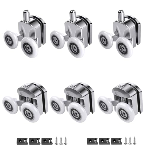 23mm Shower Door Roller 6Pcs Shower Door Rollers | Bathroom Essentials - Image 2