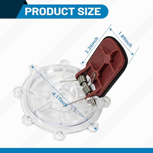 7056 2Pcs Check Valve Covers with Flapper Compatible with Jandy - Image 3