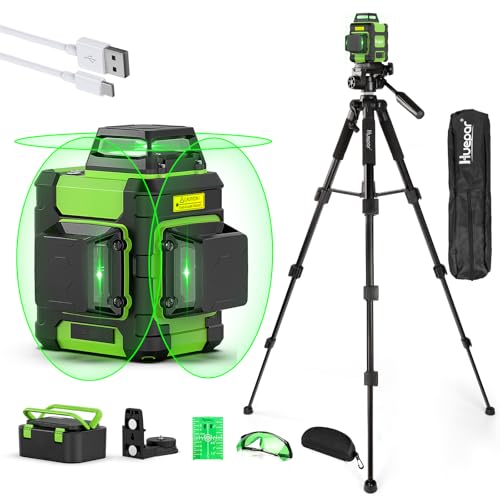 Huepar Laser Level 360 with Tall Tripod Self Leveling - Image 2