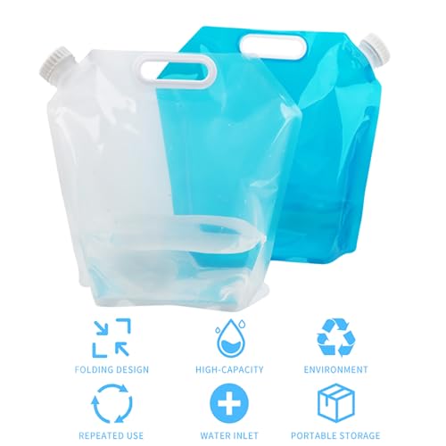 Collapsible Water Container Bag Plastic Carrier Tank Folding Bags - Image 3