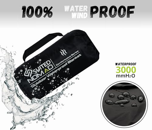 Extra Large Waterproof Windproof Outdoor Stadium Fleece Blanket - Image 4
