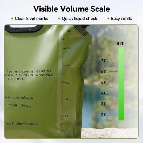 3 Pack Collapsible Water Container 2 Gallon with Spout - Image 8
