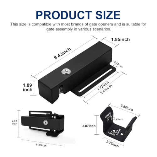 Universal Automatic Electric Gate Lock Gate Operator System - Image 2