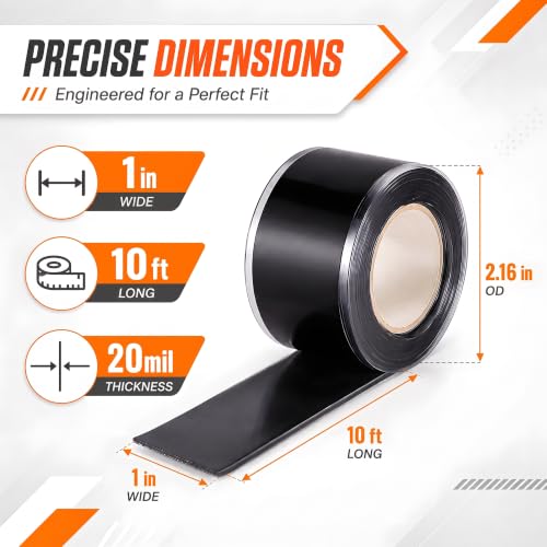 Self Fusing Silicone Tape 2 Rolls Flex Seal Tape 1 Inch x 10 Feet - Image 3