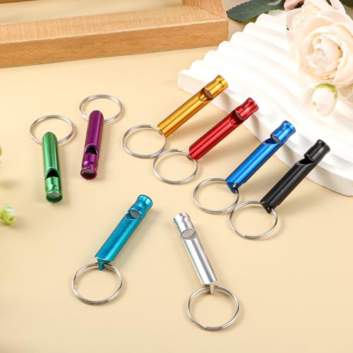200 Pcs Emergency Whistles with Keychains, 108db Survival Whistle - Image 4