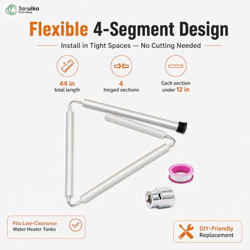 44 Inch Flexible Magnesium Anode Rod, 3/4 Inch NPT Kit | Hand Tools - Image 4