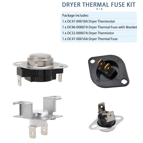 Dryer Thermal Fuse Kit DVE50R5200W/A3 DVE52A5500V/A3 - Image 4