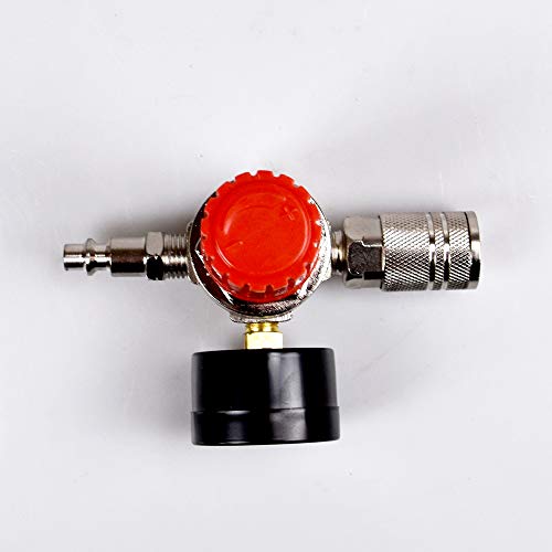 Air compressor pressure regulator 1/4" mini pressure gauge - Image 6