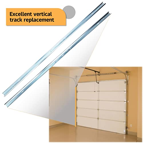 Garage Door Vertical Track Replacement, Galvanized Steel - Image 3