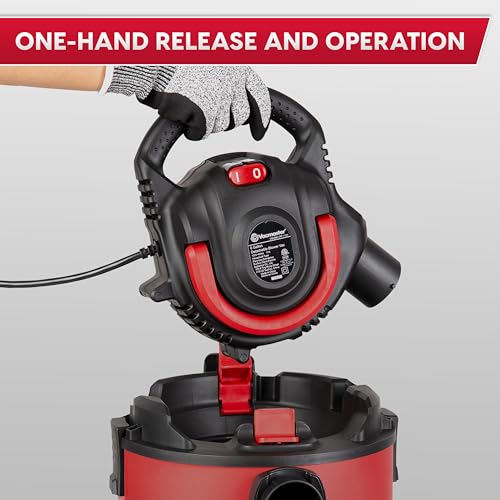 Vacmaster VBVB611PF 1101 6 Gal 5 Peak HP Wet/Dry Vac w. - Image 6