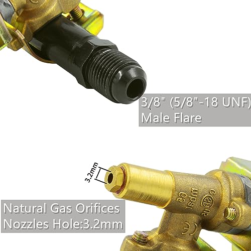58000 BTU Natural Gas Control Valve & Gas Tube Assembly - Image 5