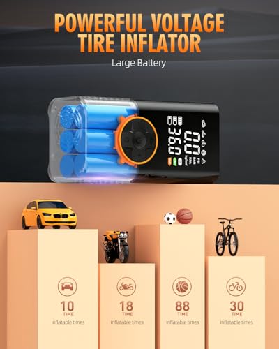 Tire Inflator Portable Air Compressor, 150 PSI Tire - Image 5