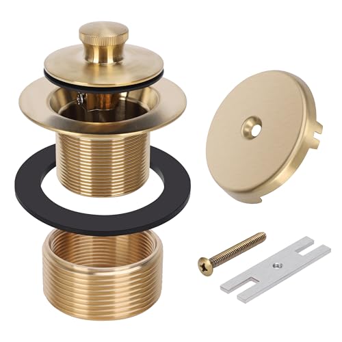 Lift Turn Tub Drain Trim Kit with One Hole Overflow - Image 4