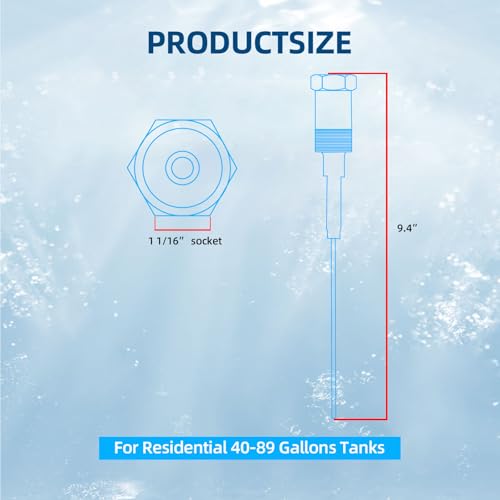Powered Anode Rod for Hot Water Heater, Hex-Head Style Electrical - Image 3