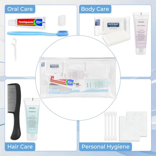 50 Sets Disposable Travel Toiletry Kit, Bulk Personal Hygiene Kit - Image 5