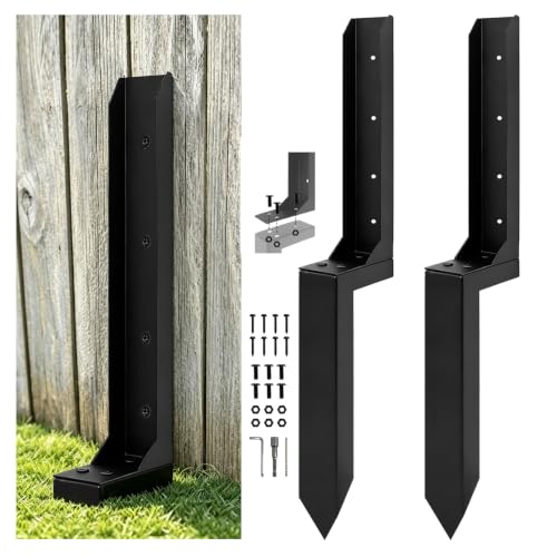 Fence Post Repair Kit, Thickened Fence Post Anchor Stakes - Image 2