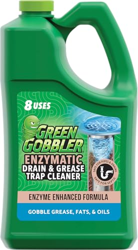 Green Gobbler Enzyme Drain Cleaner 1 Gallon for Grease Traps & - Image 2