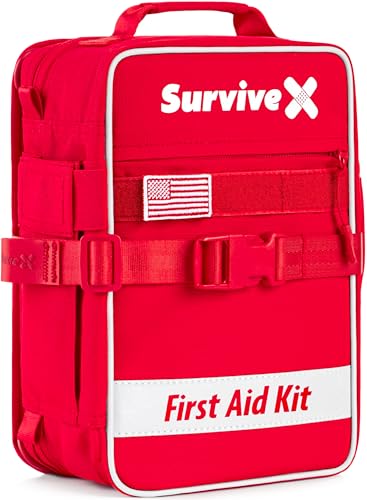 SurviveX Large First Aid Kit, Emergency Kit for 3-4 People - Image 2