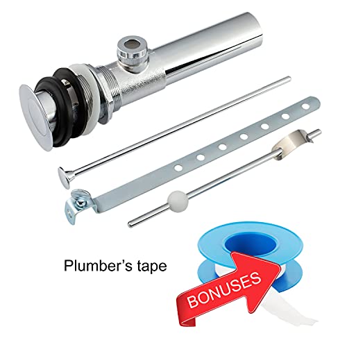 Sink Pop-Up Drain Stopper Assembly with Lift Rod | Bathroom Essentials - Image 3