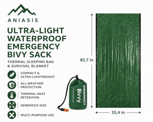 Ultra-Light Waterproof Emergency Bivy Sack – Thermal - Image 5