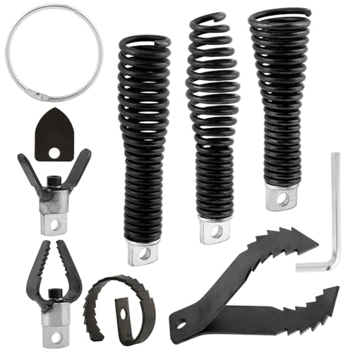 9Pcs Drain Auger Cutters, Drain Cleaner Attachments | Phone & Computer - Image 3