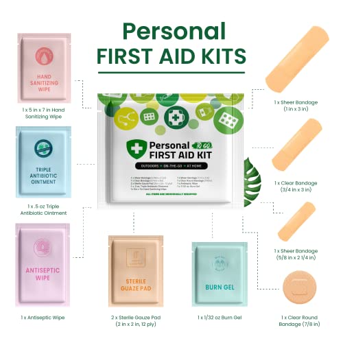 Portable Travel Size First Aid Kit - 60 Pack Case | - Image 3