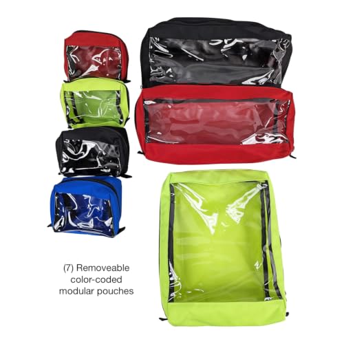 Kemp USA Premium Ultimate EMS Backpack Red Emergency - Image 7