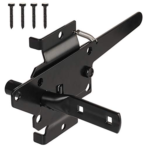 Post Mount Gate Latch for Wooden Fence, Self Locking Gate - Image 2