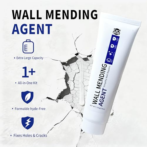 Drywall Repair Kit - 8.8oz Wall Repair Paste Tube, White - Image 3