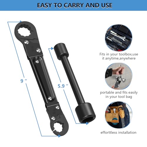Holdly Angle Stop Wrench, Plumbing Tool for 3/8 | Hand Tools - Image 6