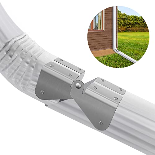 2 Pcs Gutter Extension Hinges, Downspout Extension Flip-Up Hinges - Image 7