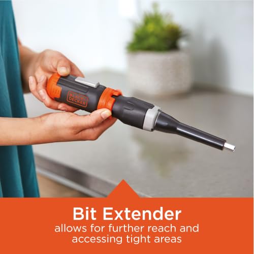 BLACK+DECKER Cordless Screwdriver, Alkaline (BCF601AA) - Image 5