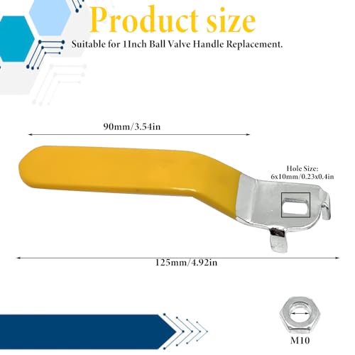 1pcs Universal Reverse Ball Valve Shut Off Switch Handle - Image 3
