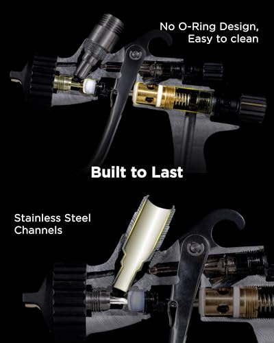InoKraft Drizzle Pro LVLP Spray Gun with 1.3B/1.3C Nozzles - Image 7